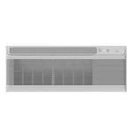 GE AZHS12DRXXA 12,000 BTU Zoneline® Heat Pump Fixed Speed Unit with ICR, 230/208v